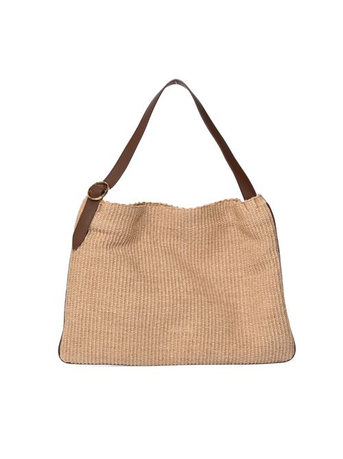 Borsa Todo Zanzibar Small a spalla in tessuto e pelle ORCIANI | B02195 ZNZBIS